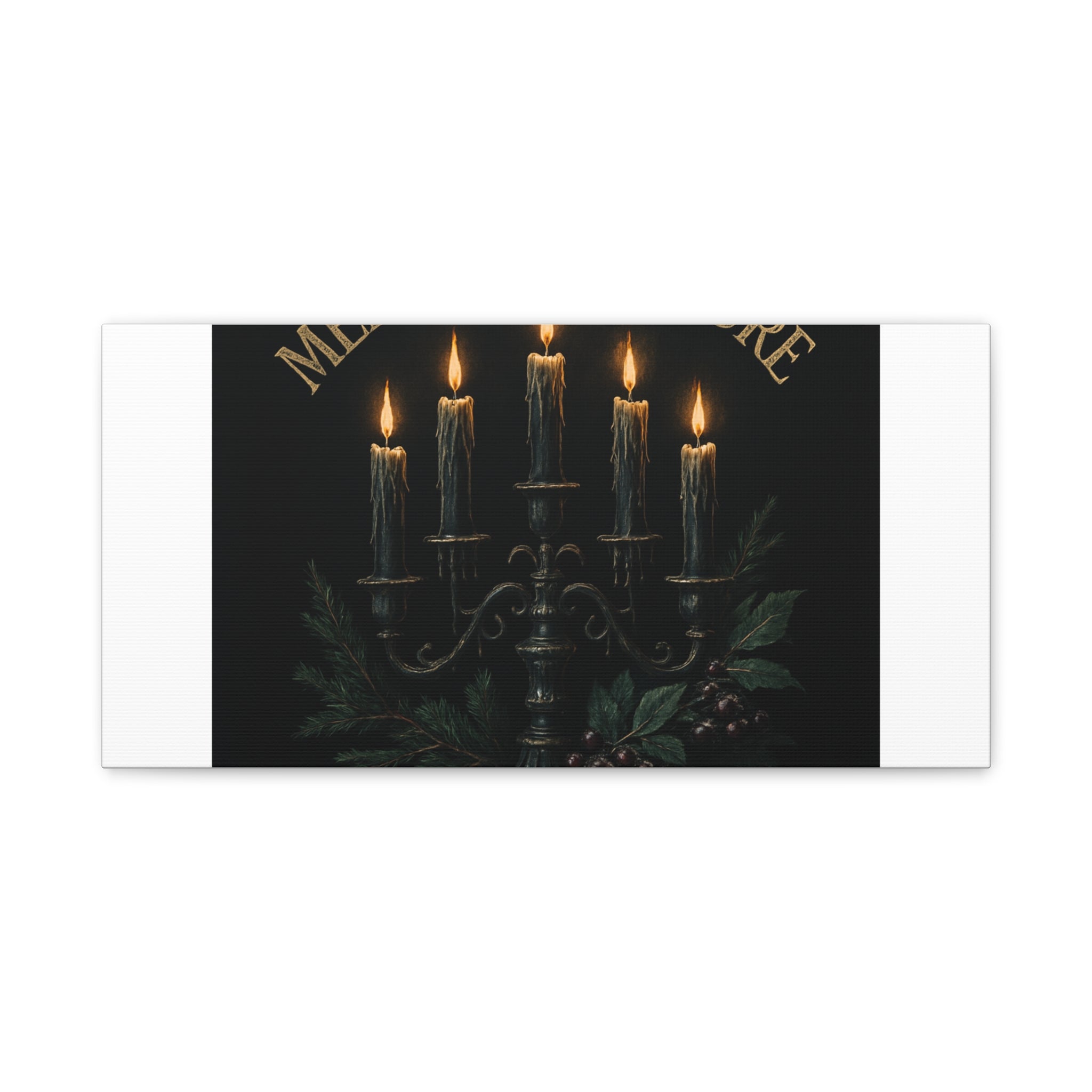 Merry Nevermore Candlelight Canvas