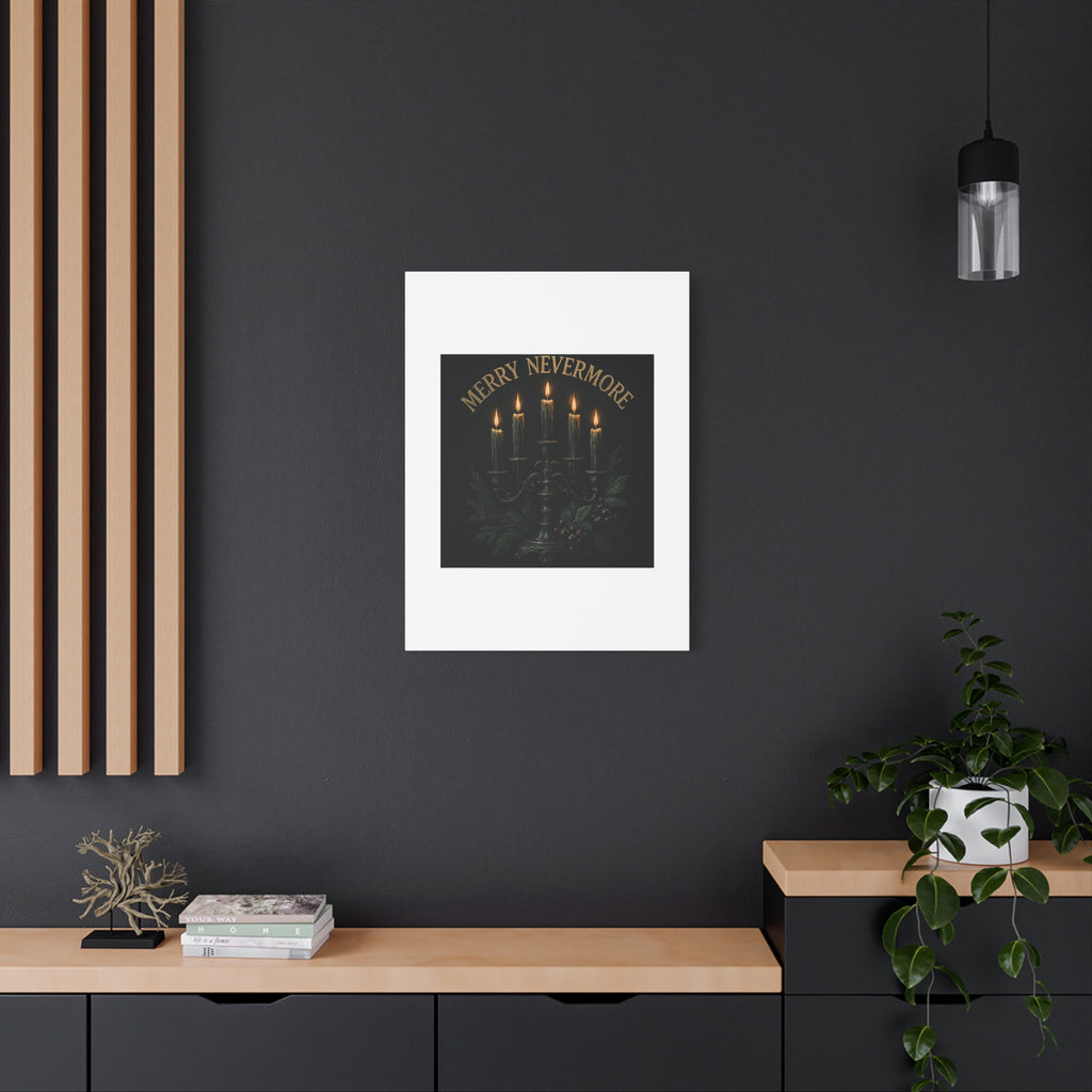 Merry Nevermore Candlelight Canvas
