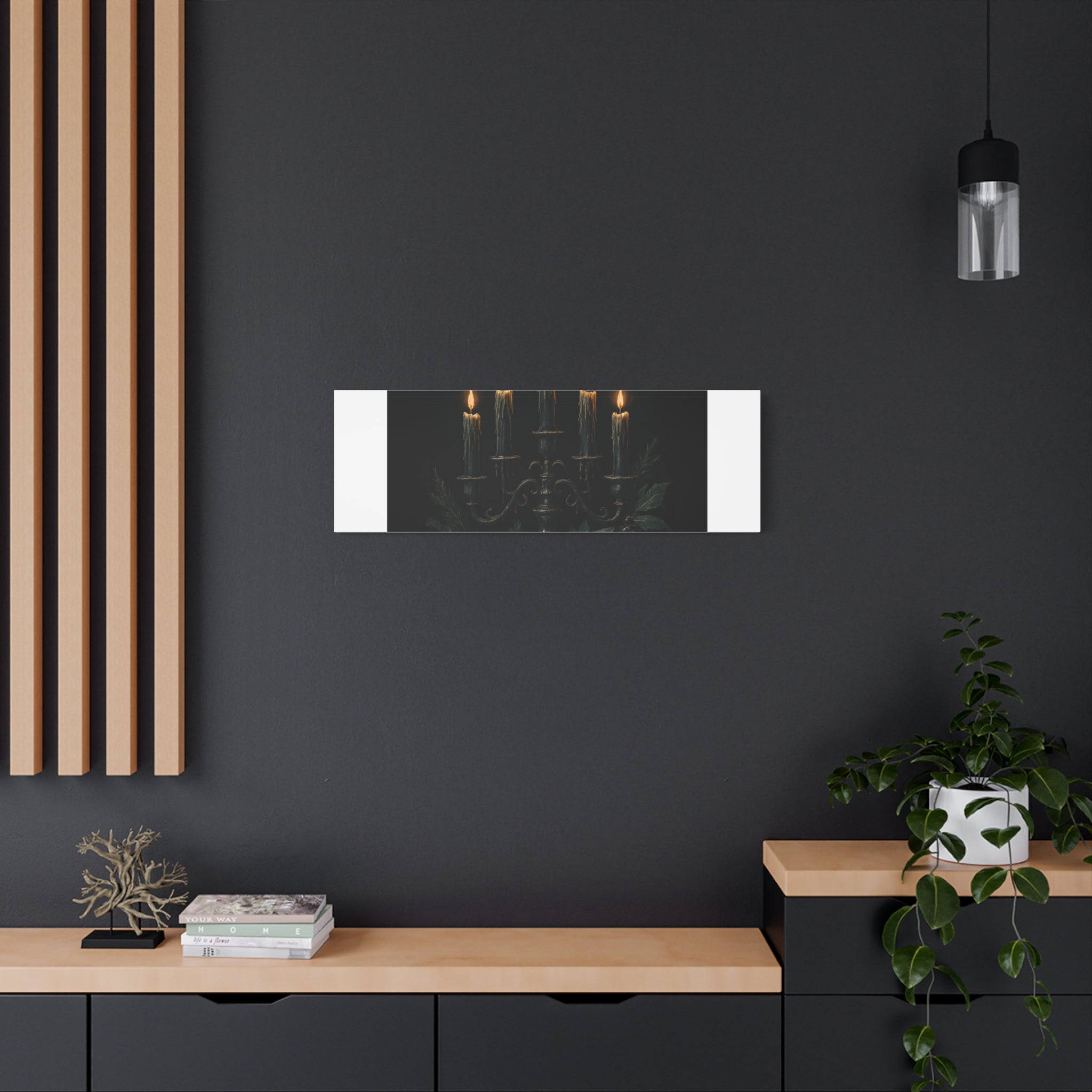 Merry Nevermore Candlelight Canvas