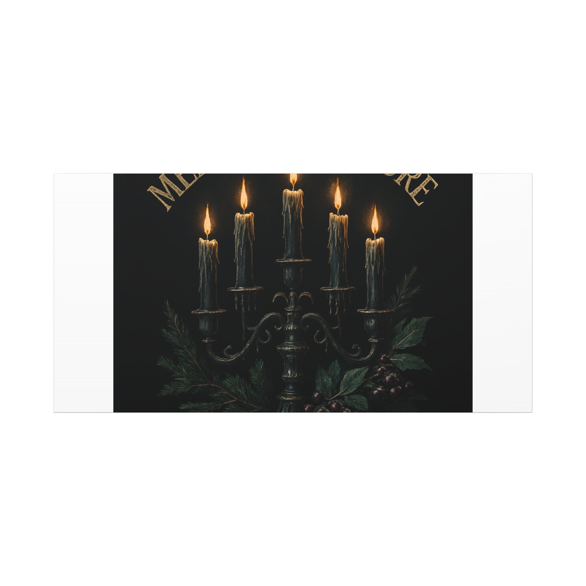 Merry Nevermore Candlelight Canvas