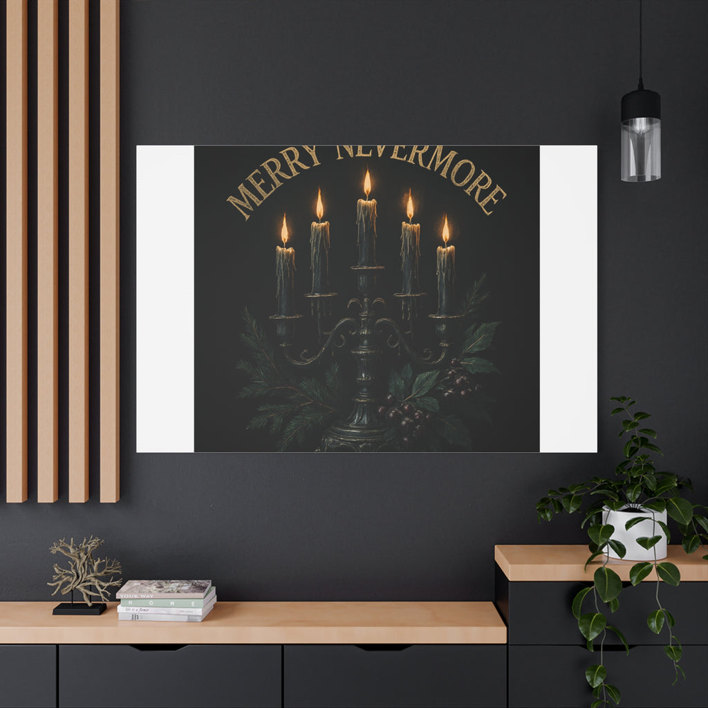 Merry Nevermore Candlelight Canvas