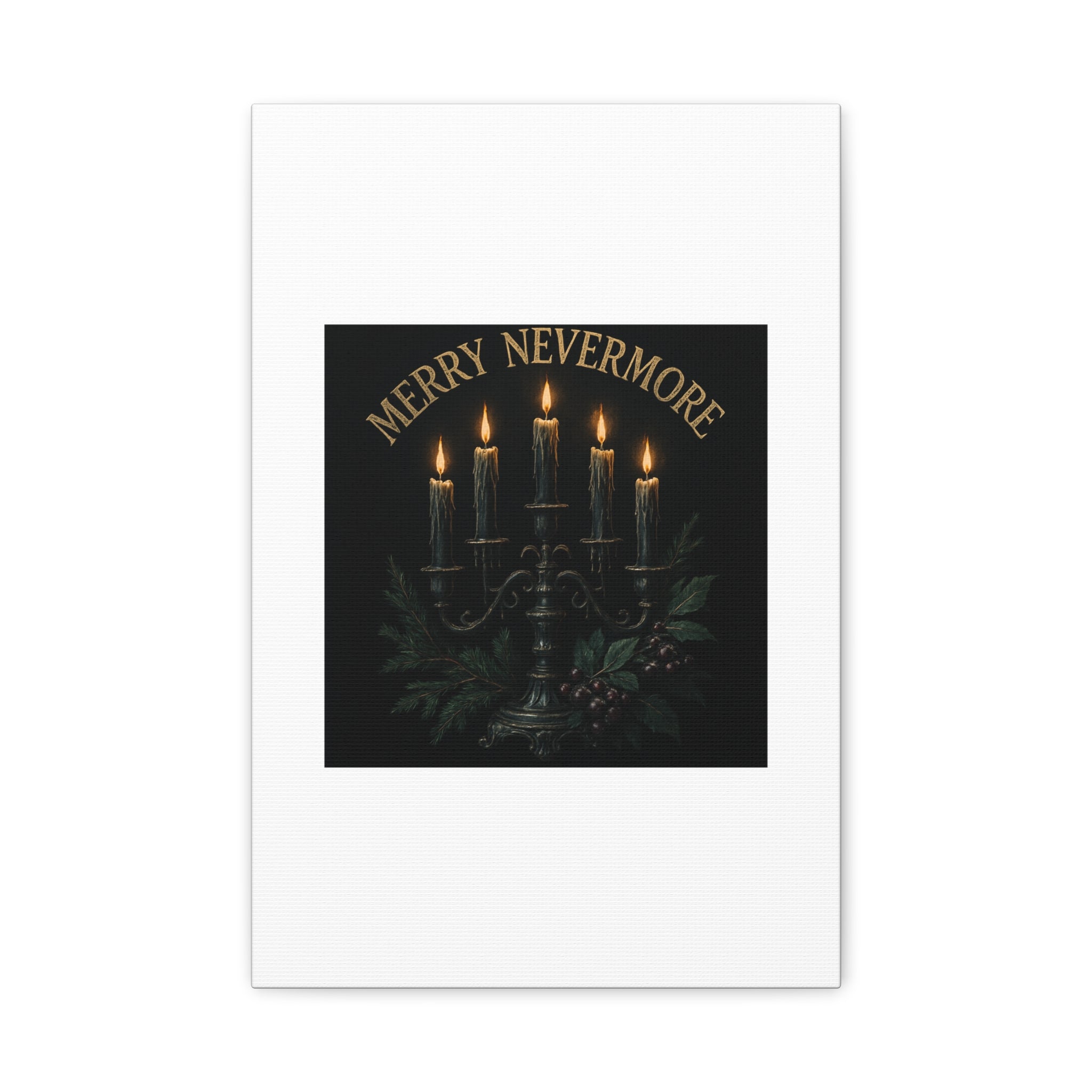 Merry Nevermore Candlelight Canvas