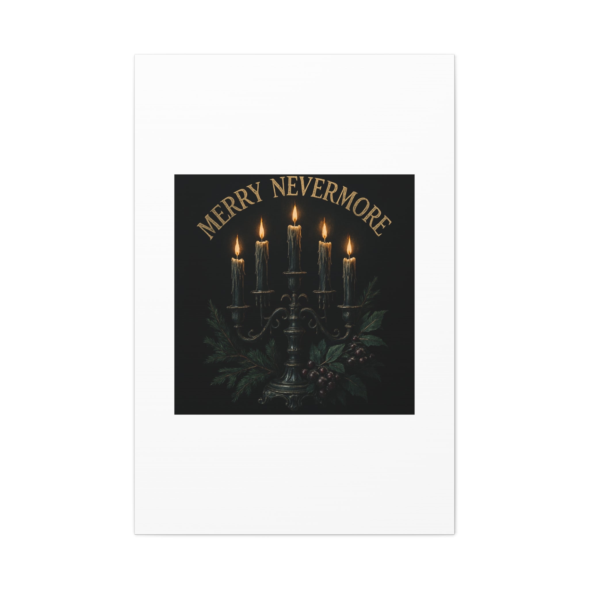 Merry Nevermore Candlelight Canvas