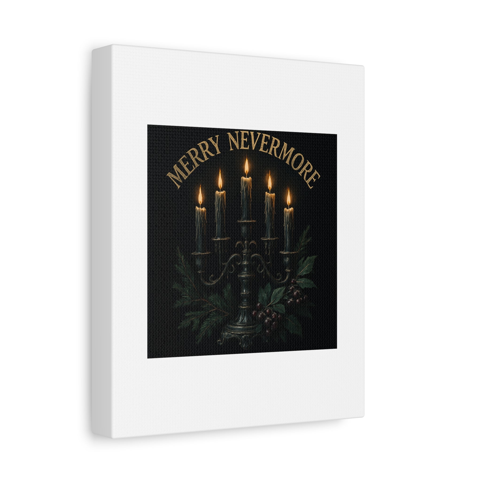 Merry Nevermore Candlelight Canvas