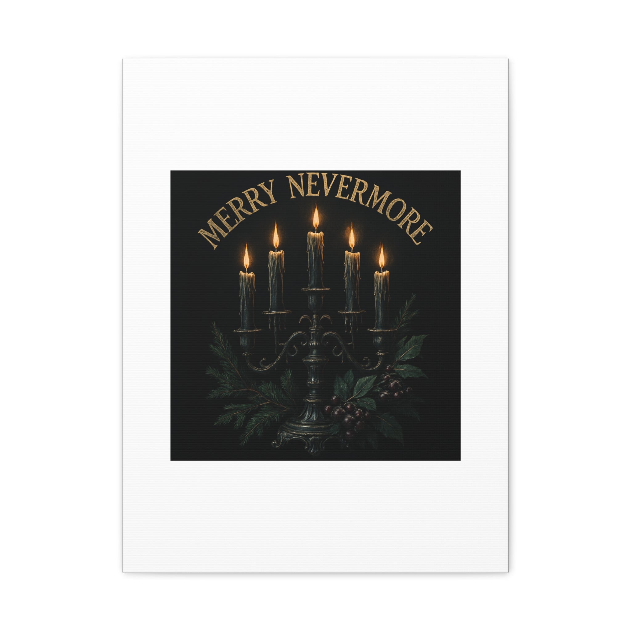 Merry Nevermore Candlelight Canvas