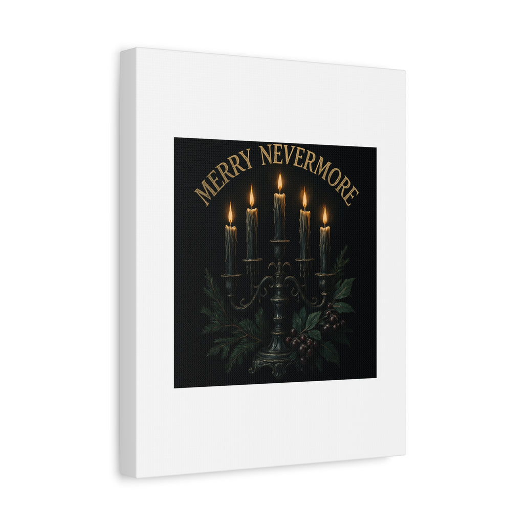Merry Nevermore Candlelight Canvas