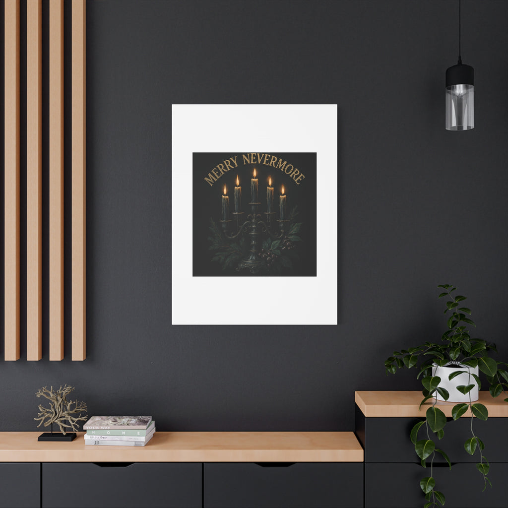 Merry Nevermore Candlelight Canvas