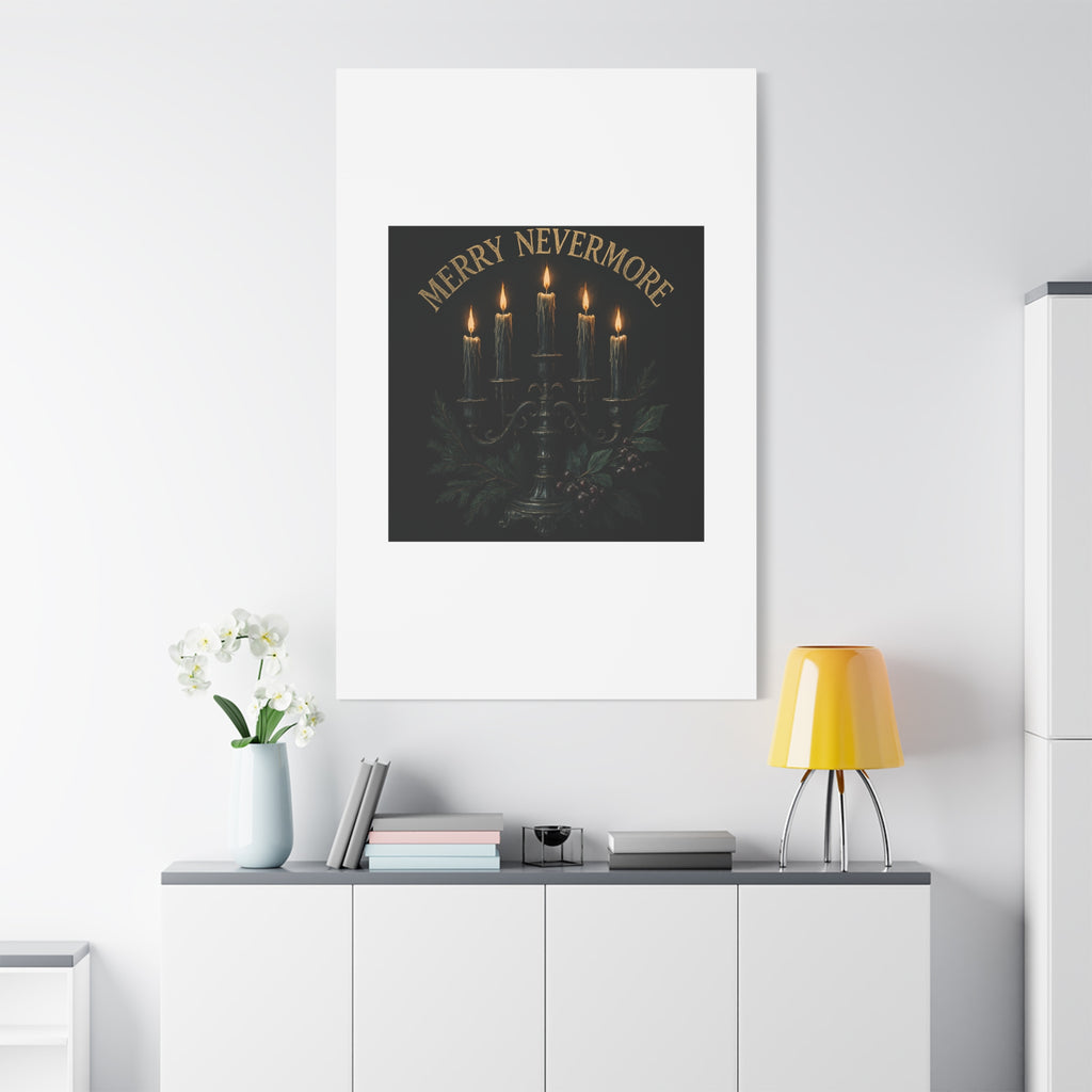 Merry Nevermore Candlelight Canvas