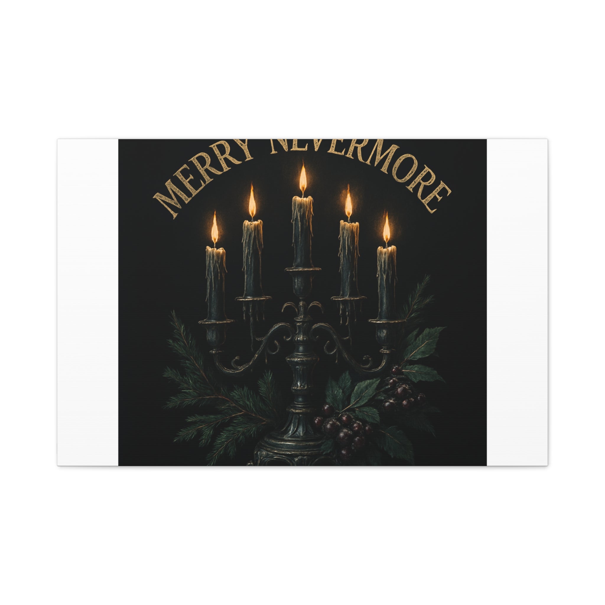 Merry Nevermore Candlelight Canvas