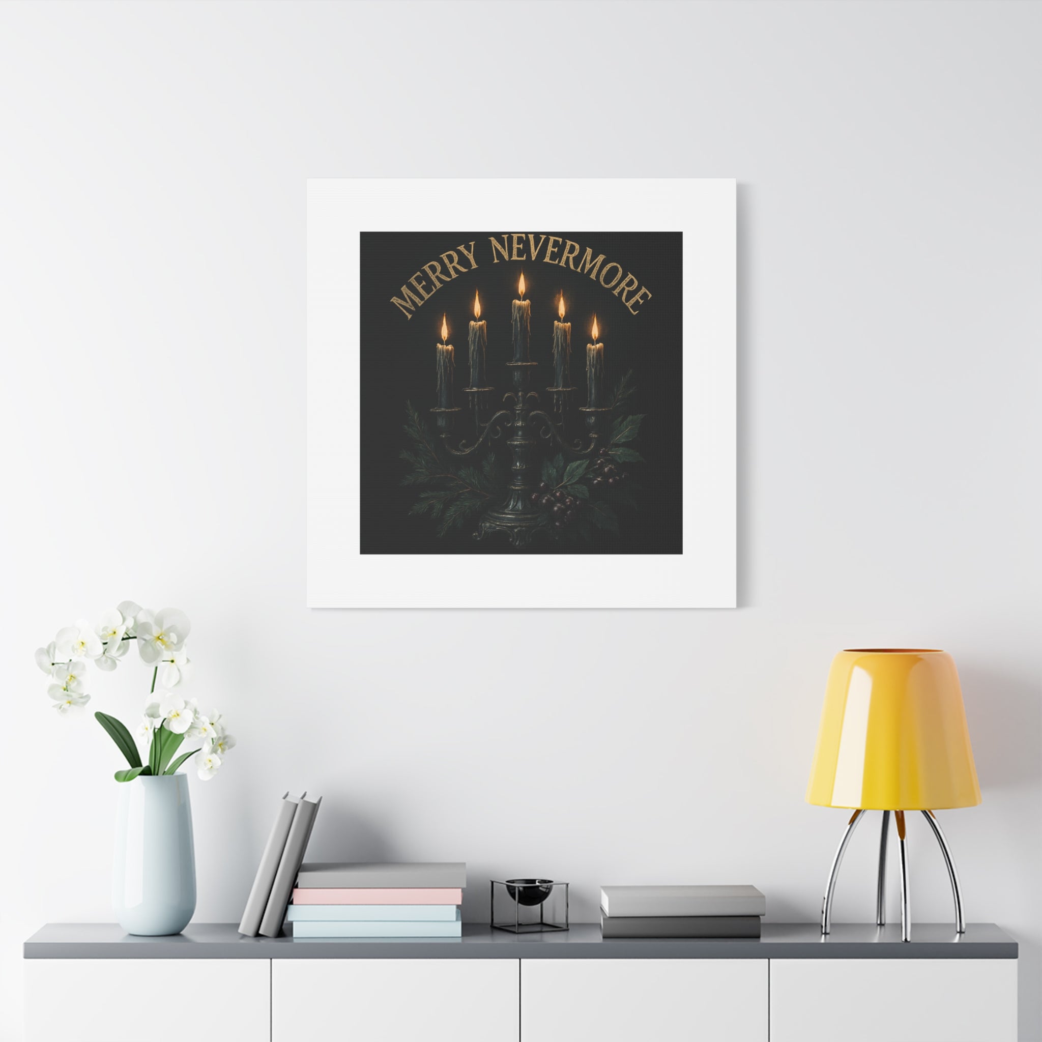 Merry Nevermore Candlelight Canvas