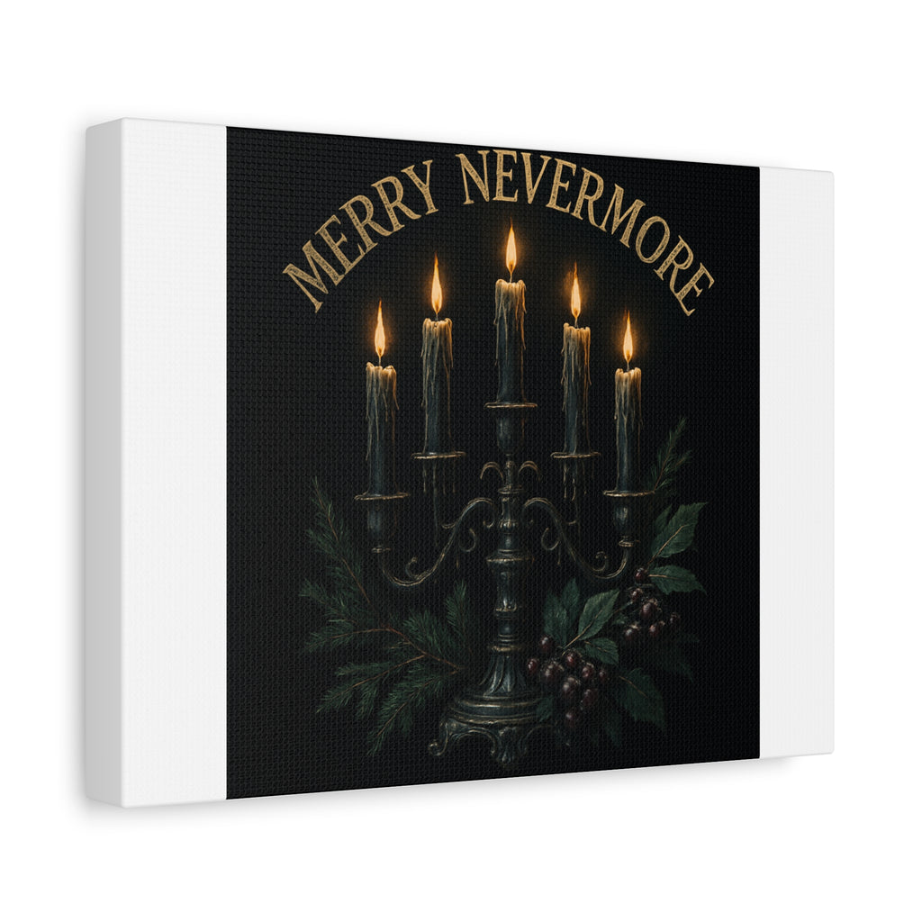 Merry Nevermore Candlelight Canvas