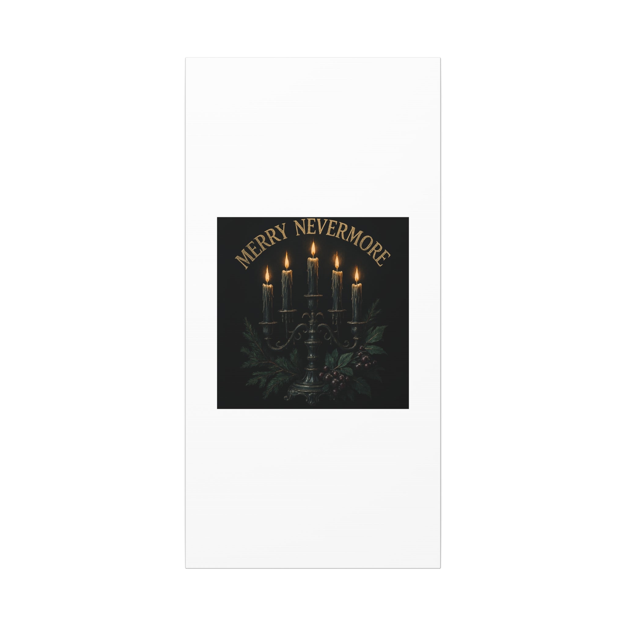 Merry Nevermore Candlelight Canvas