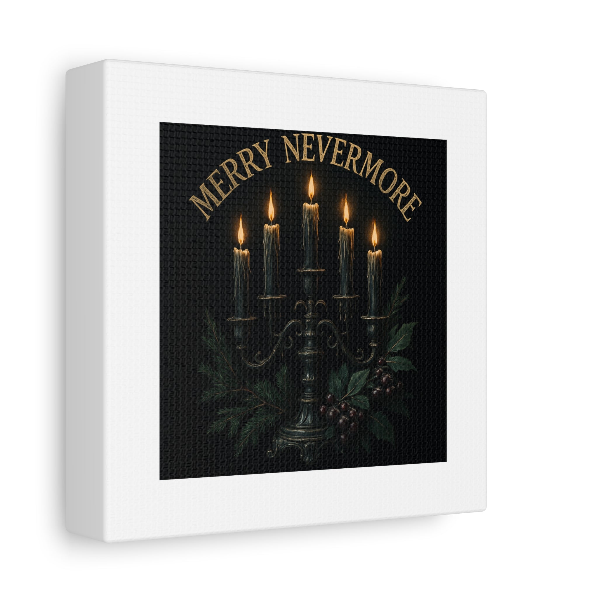 Merry Nevermore Candlelight Canvas