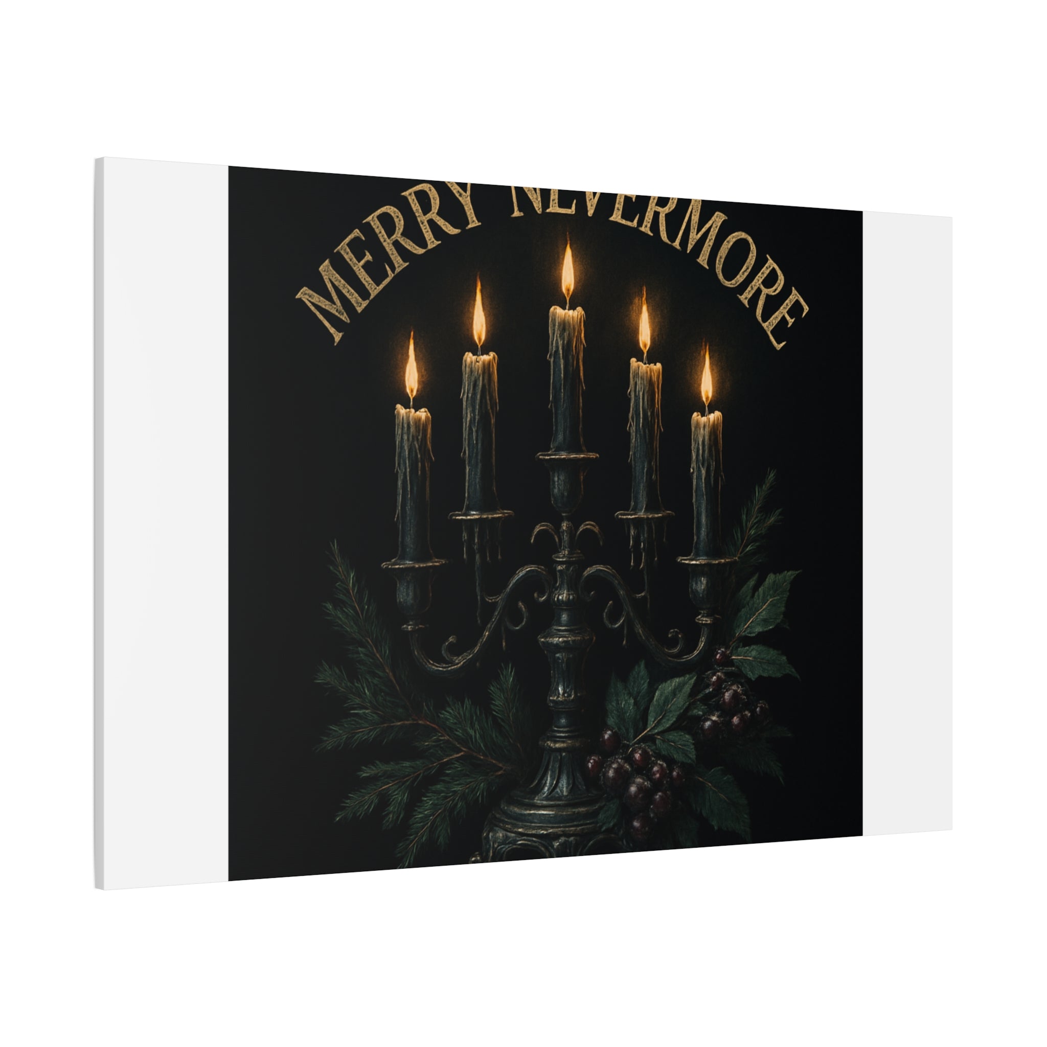 Merry Nevermore Candlelight Canvas
