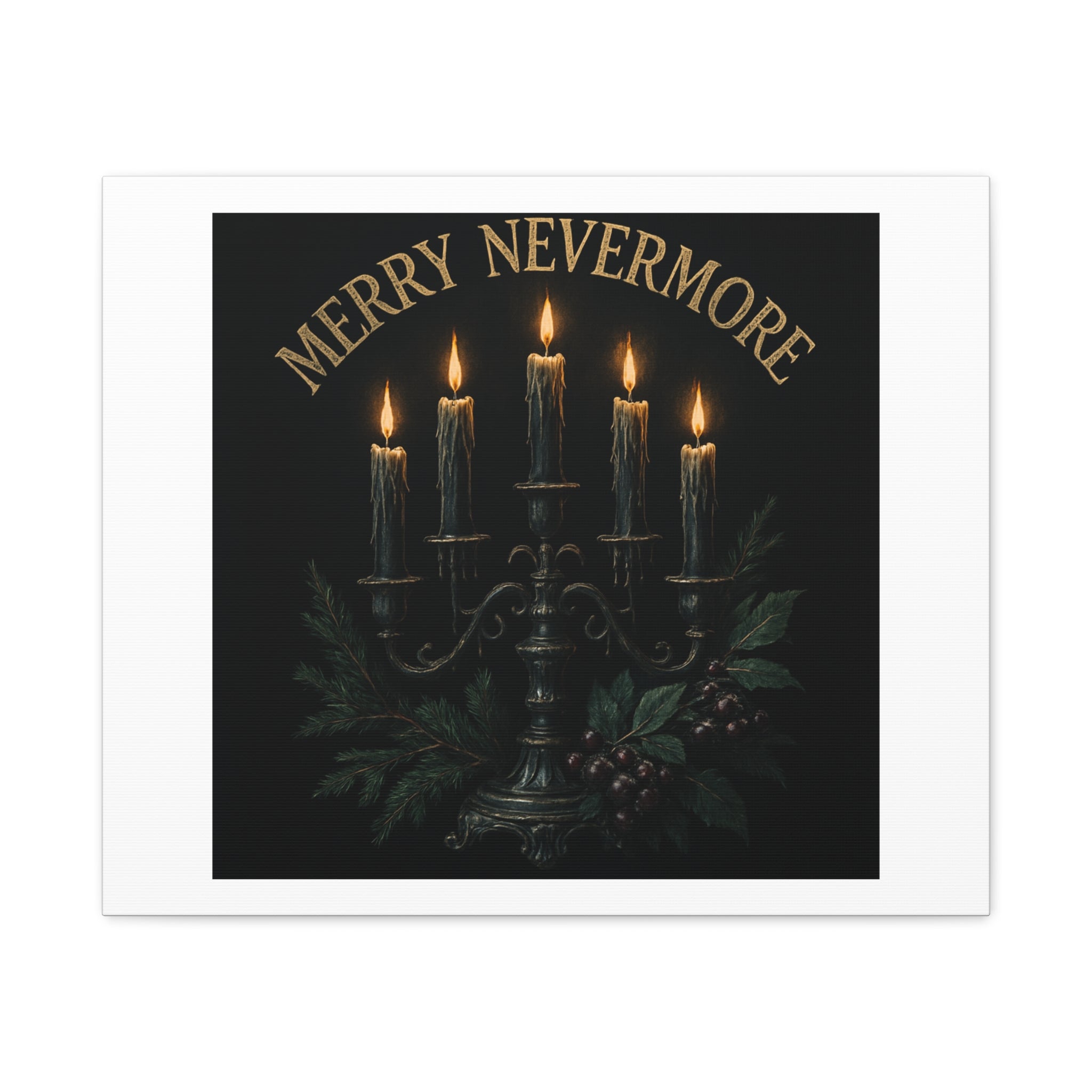 Merry Nevermore Candlelight Canvas