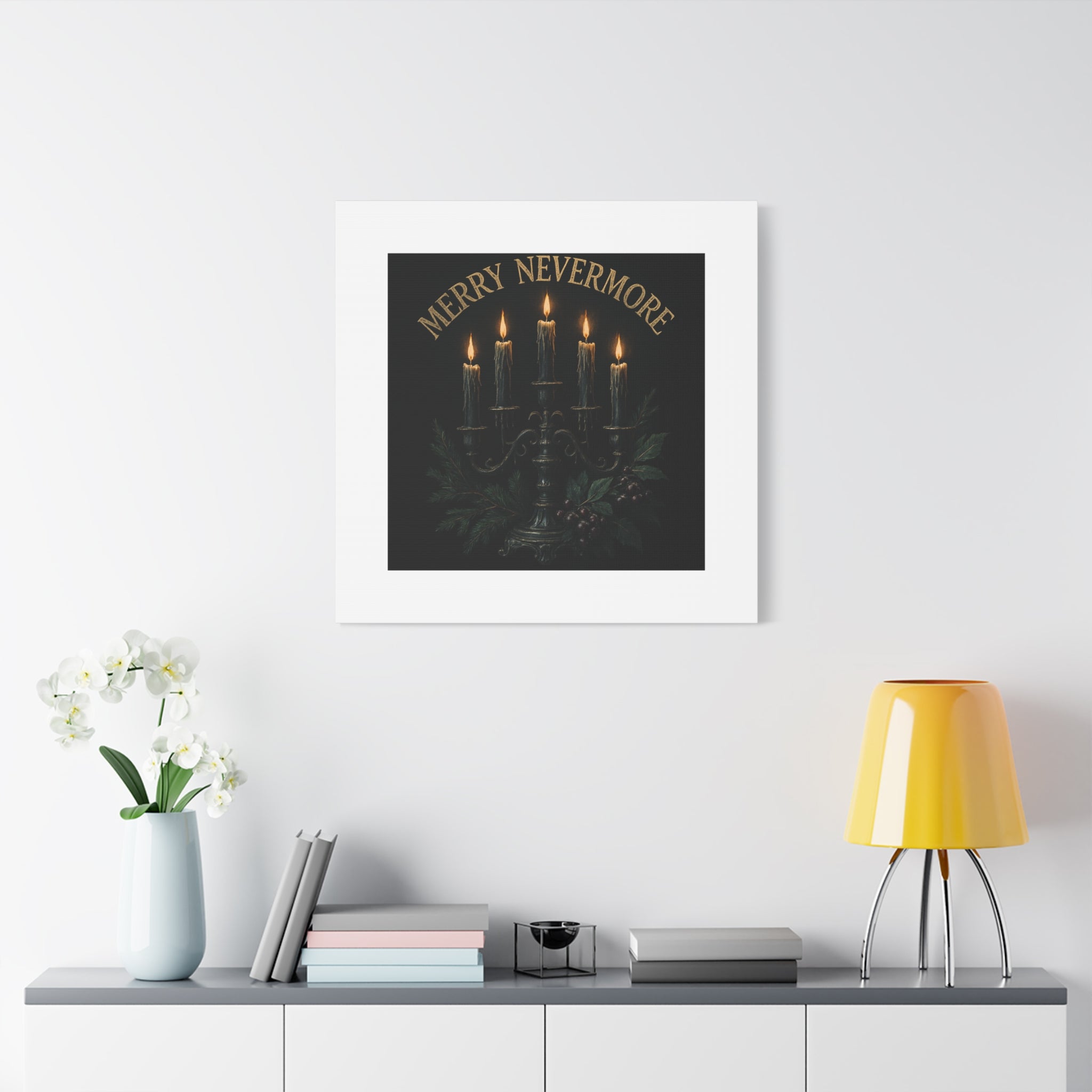 Merry Nevermore Candlelight Canvas