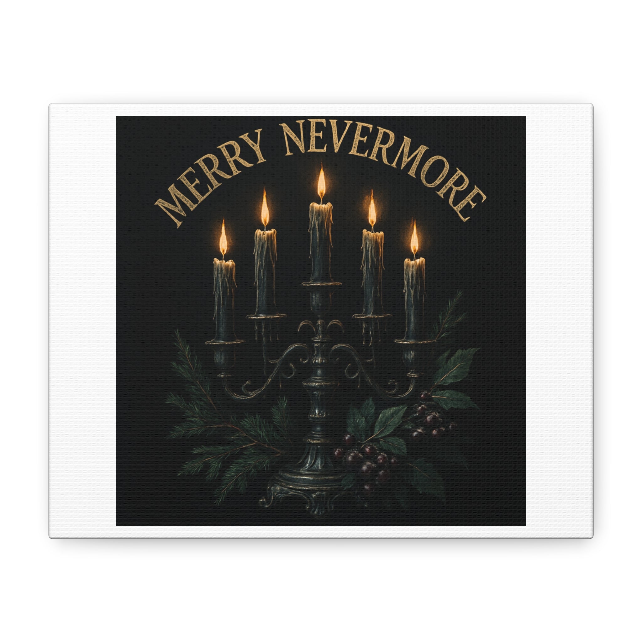 Merry Nevermore Candlelight Canvas