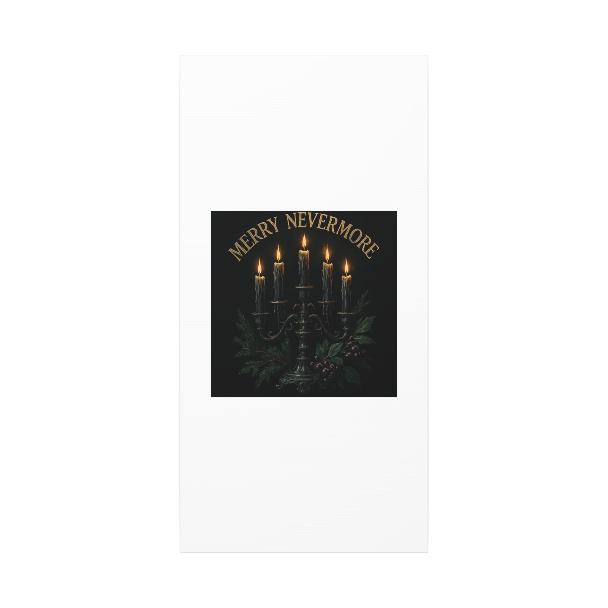 Merry Nevermore Candlelight Canvas