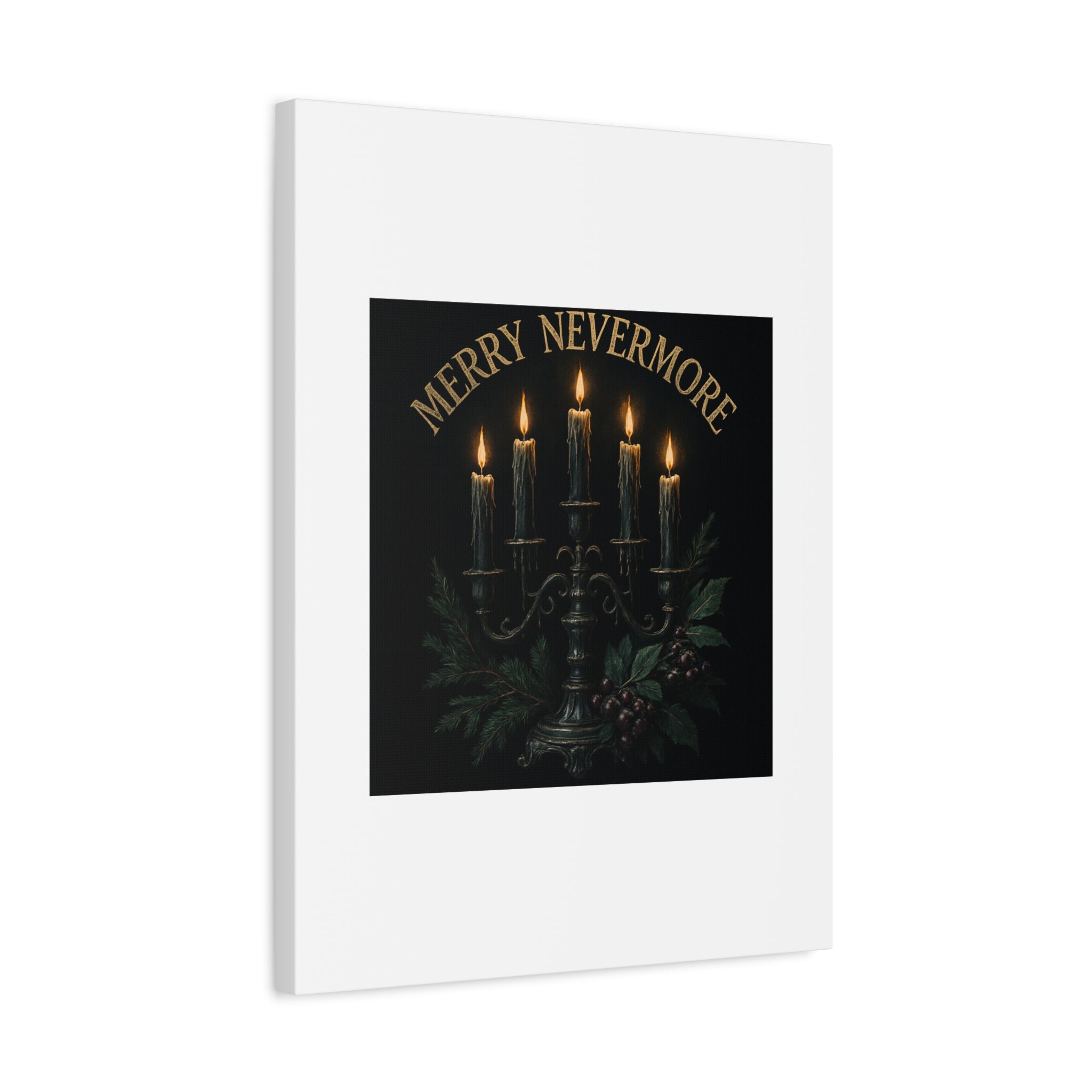 Merry Nevermore Candlelight Canvas
