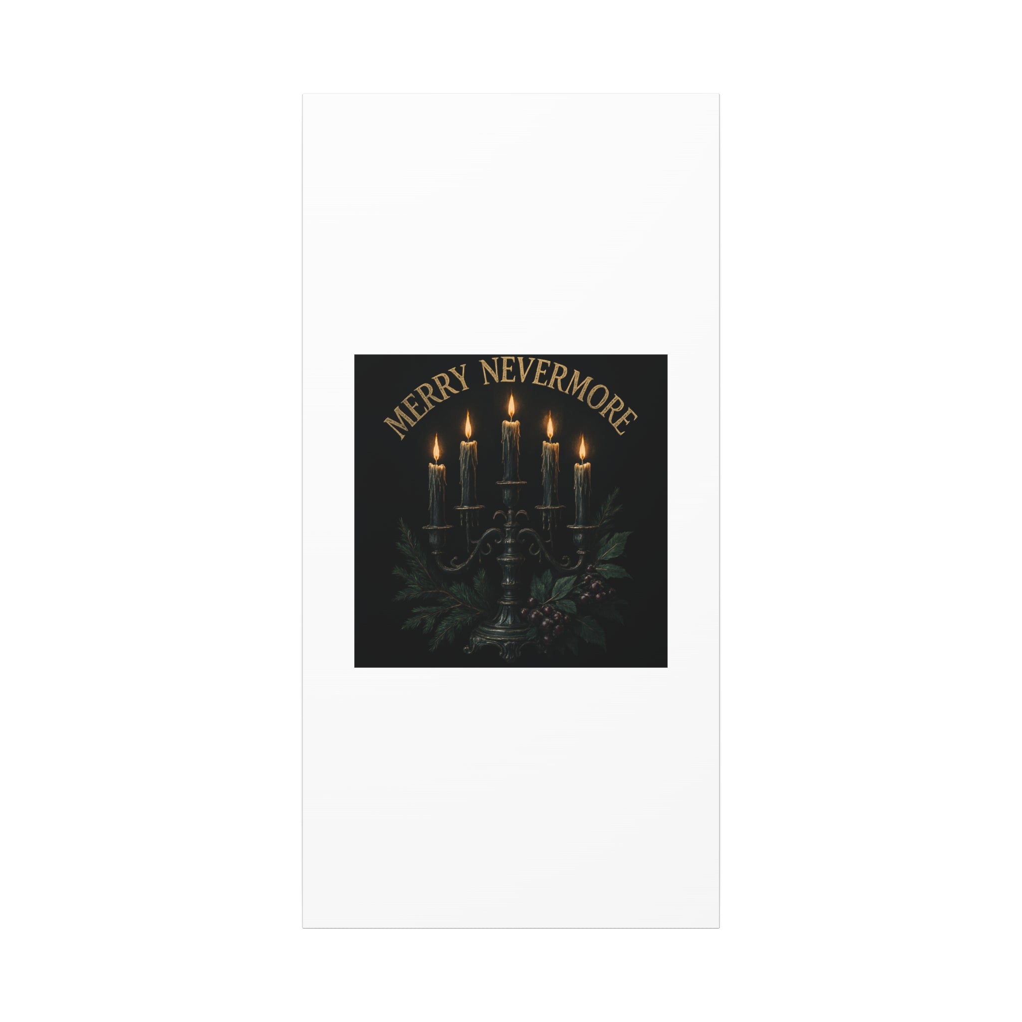 Merry Nevermore Candlelight Canvas