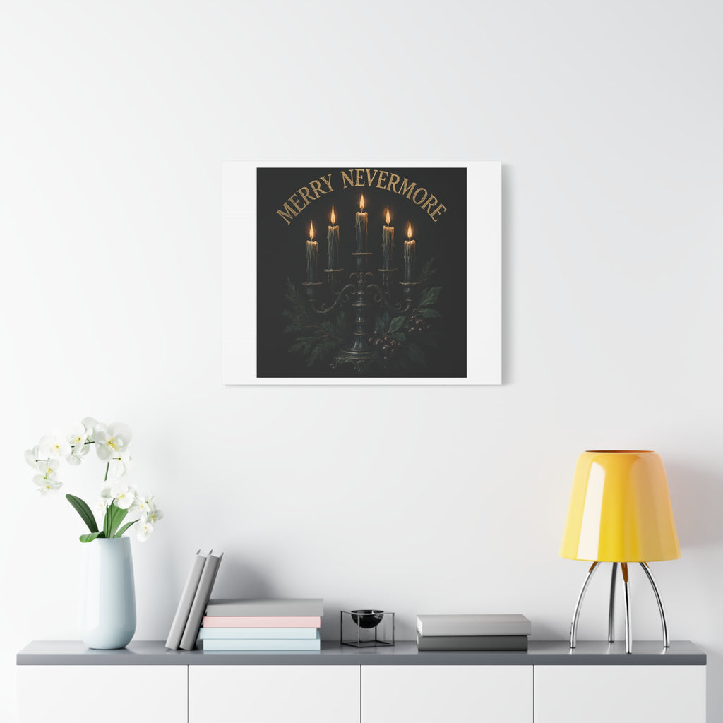 Merry Nevermore Candlelight Canvas